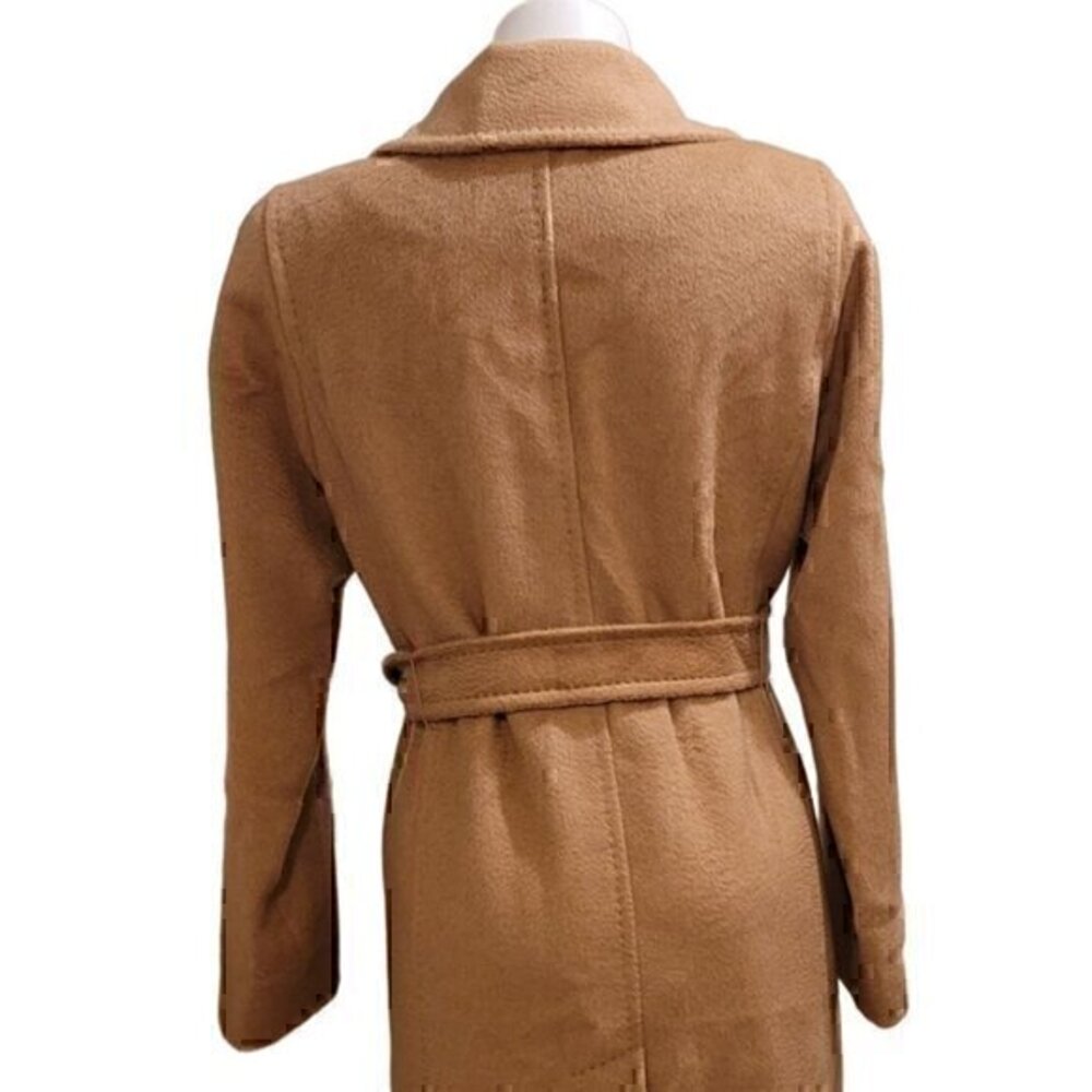 MAX MARA Manuela Belted Camel Hair Coat, Camel - Picture 12 of 16